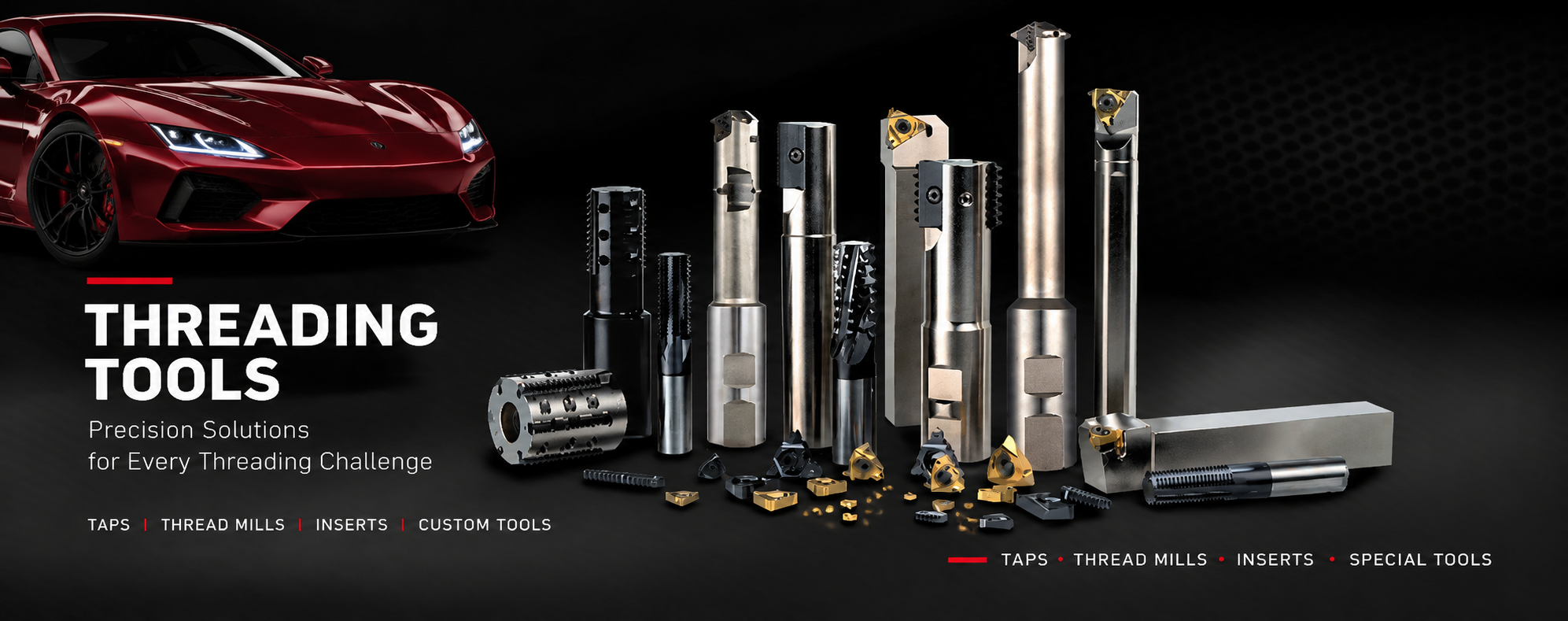 Precision threading tools for automotive and industrial applications