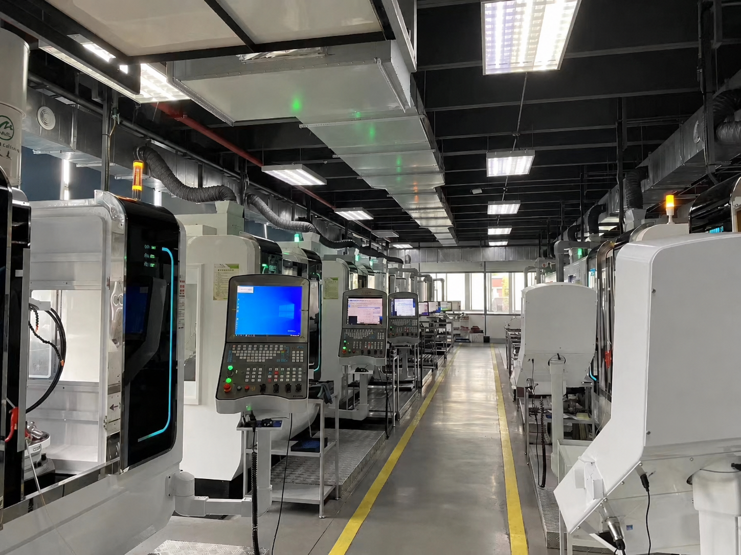 Vellacho CNC Workshop Aisle